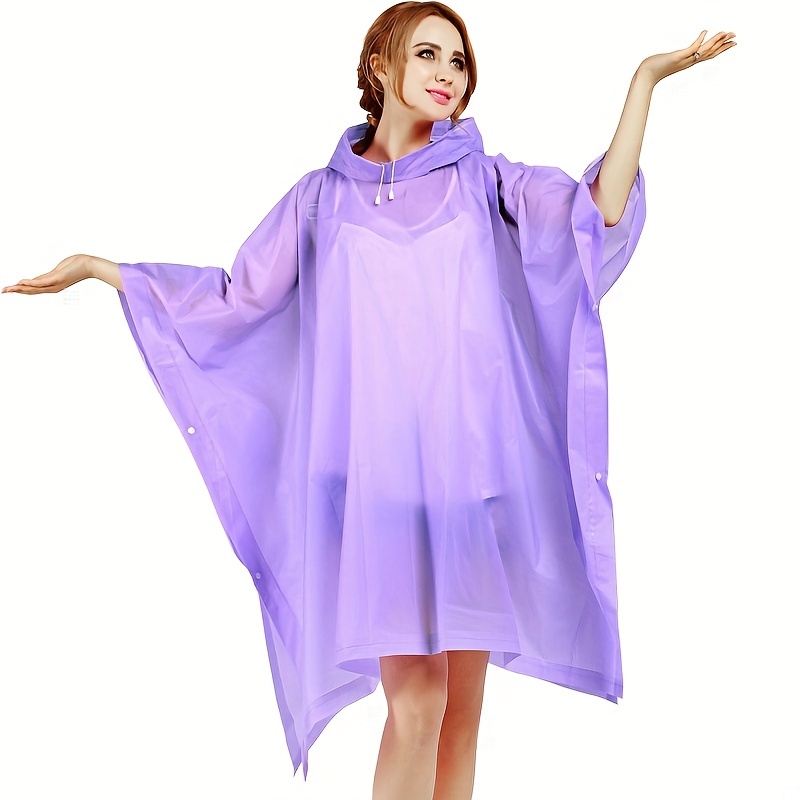 Camping Rain Poncho - العباءات المطر للبالغين الحقيبة للمشي لمسافات