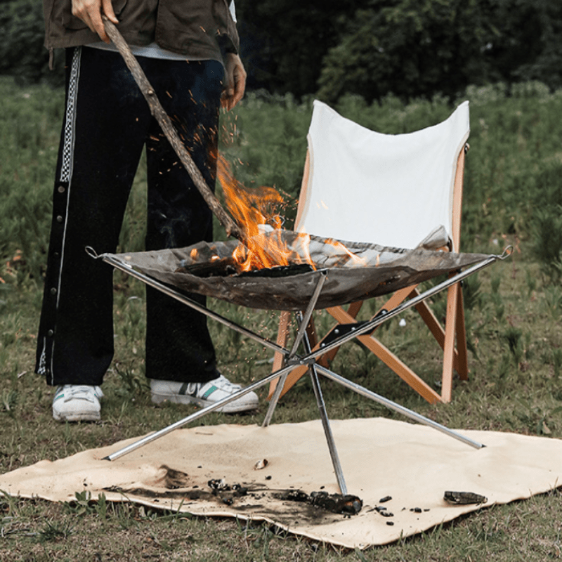 Outdoor Camping Fireplace - موقد تخييم محمول قابل للطي من