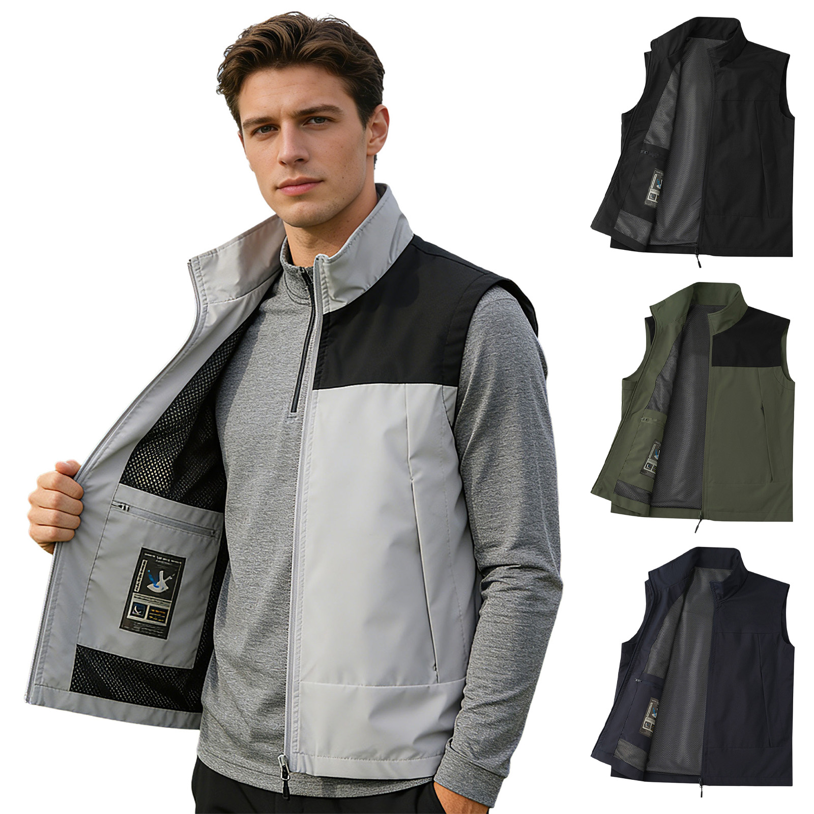 Outdoor Camping In Winter - # سترة جولف للرجال مقاس M-5XL