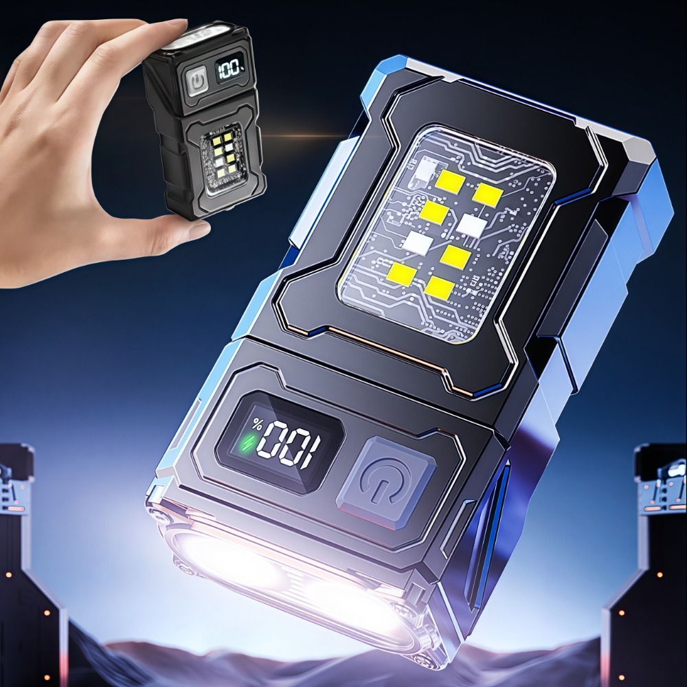 Outdoor Camping And Fishing - مصباح يدوي LED صغير قابل لإعادة