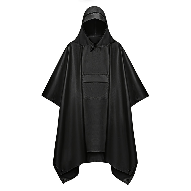 Camping Rain Poncho - معطف مطر تكتيكي متعدد الوظائف 3