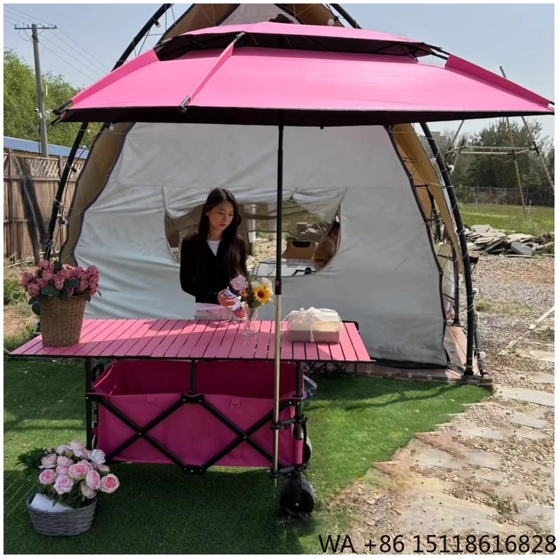 Outdoor Camping Furniture - عربة قابلة للطي عالية الجودة سعة