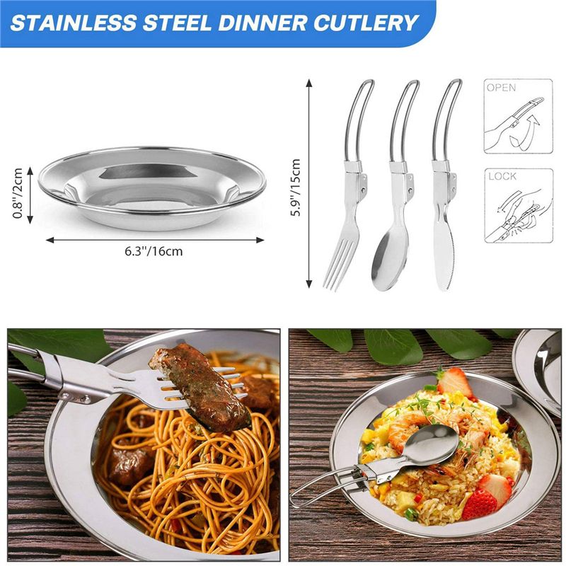 【المشتريين】جهيزات المطابخ التخ - مراجعة Camp Cooking Set وسعره