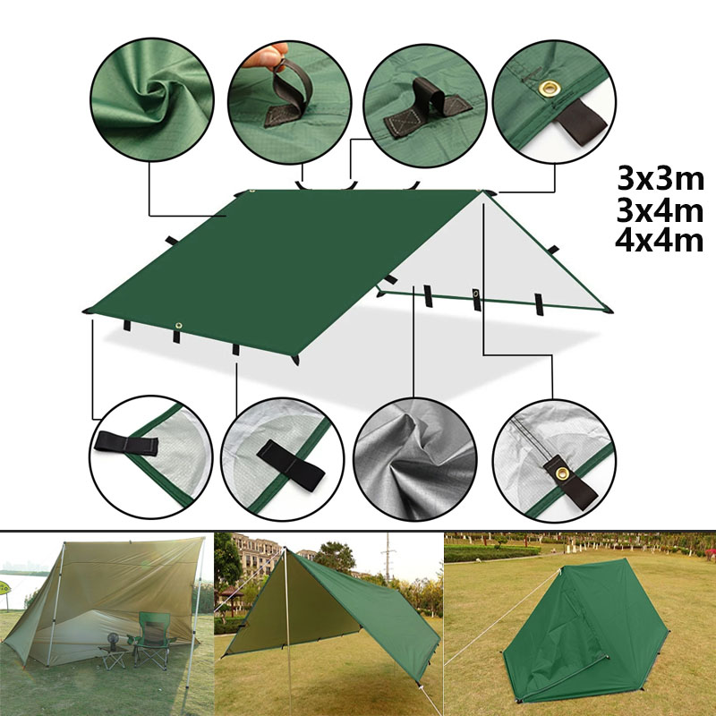 4x4 متر 4x3 متر 3x3 متر 19 نقا - مراجعة Outdoor Camping Automatic Quick Opening Tent وسعره