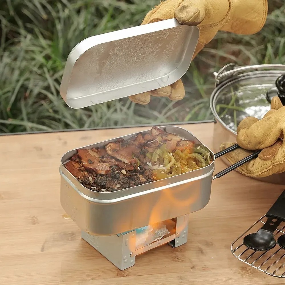 أدوات طهي خفيفة الوزن للتخييم، - مراجعة Camp Cooking Set وسعره