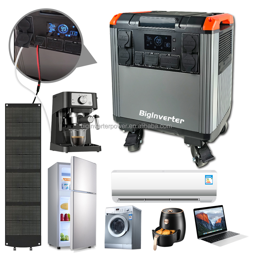مولد طاقة شمسية 5000 واط، محطة - مراجعة Portable Power Station وسعره