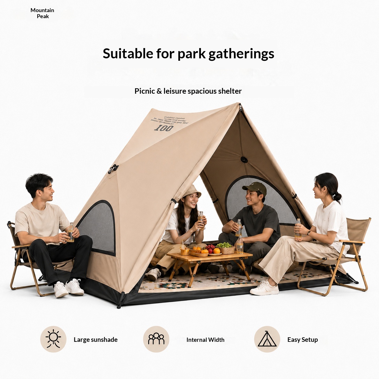 خيمة مثلثة أوتوماتيكية، خيمة ل - مراجعة Outdoor Camping Automatic Quick Opening Tent وسعره