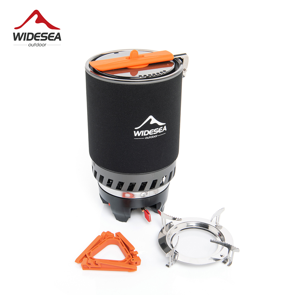 Widesea نظام الطبخ التخييم مع  - مراجعة Camp Cooking Set وسعره
