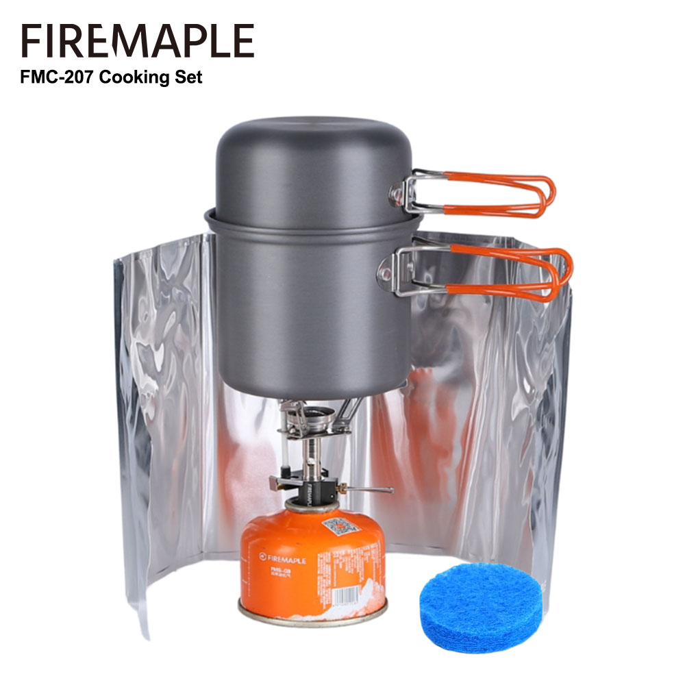 النار القيقب FMC-207 طقم أواني - مراجعة Outdoor Camping Solo وسعره