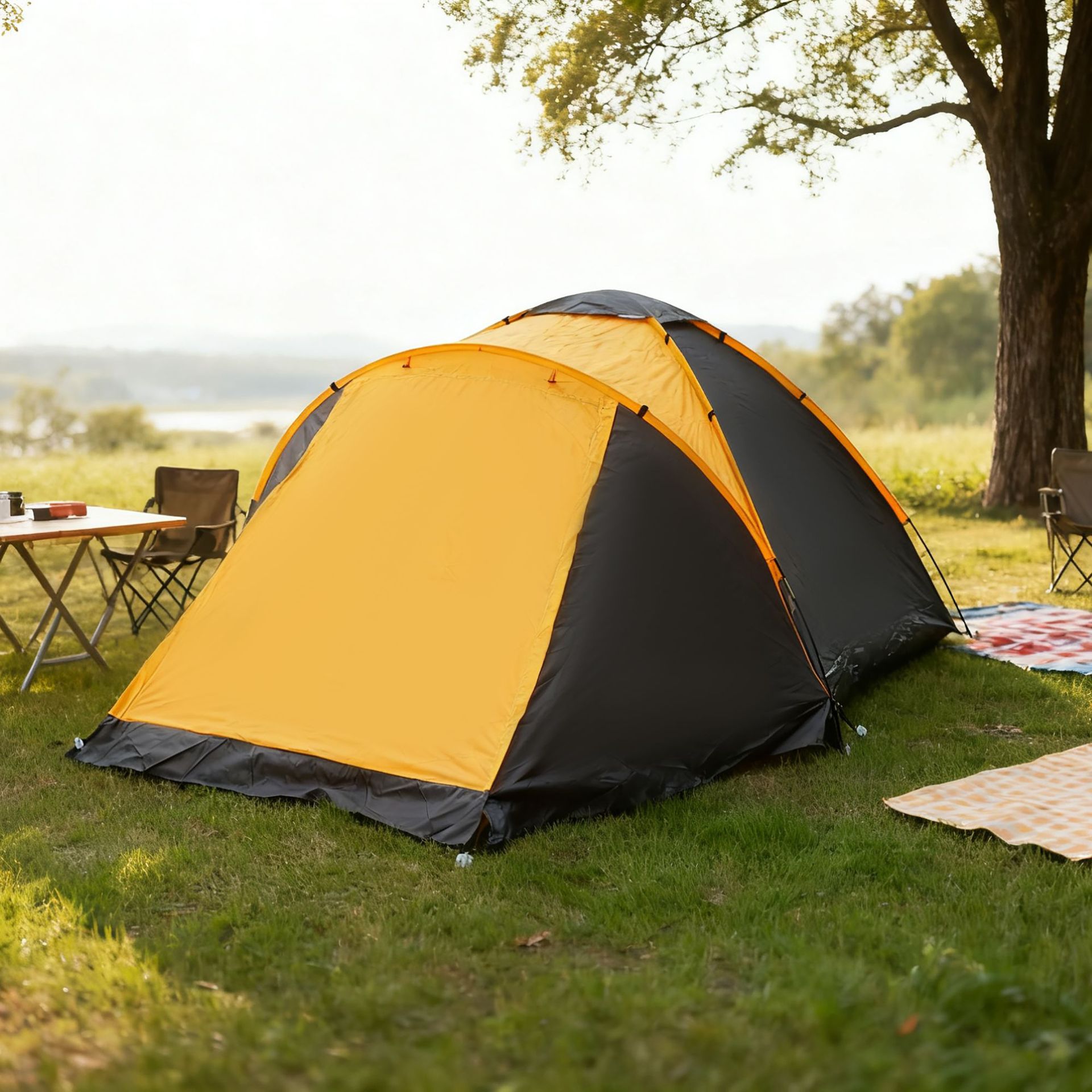 خيمة تخييم خارجية بأعمدة من ال - مراجعة Outdoor Camping Furniture وسعره