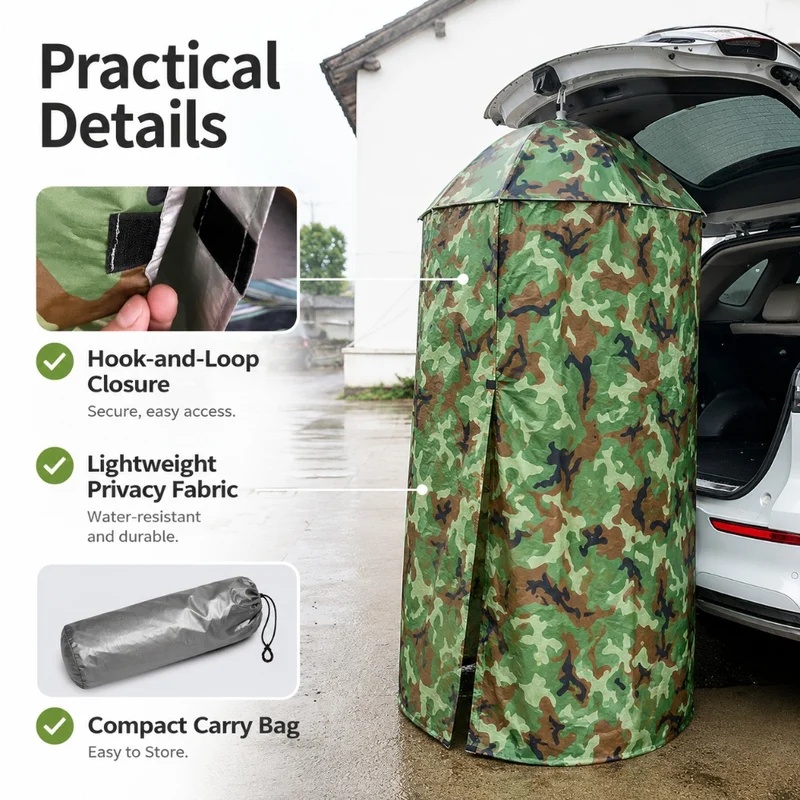 خيمة استحمام وتغيير ملابس محمو - مراجعة Outdoor Camping Automatic Quick Opening Tent وسعره