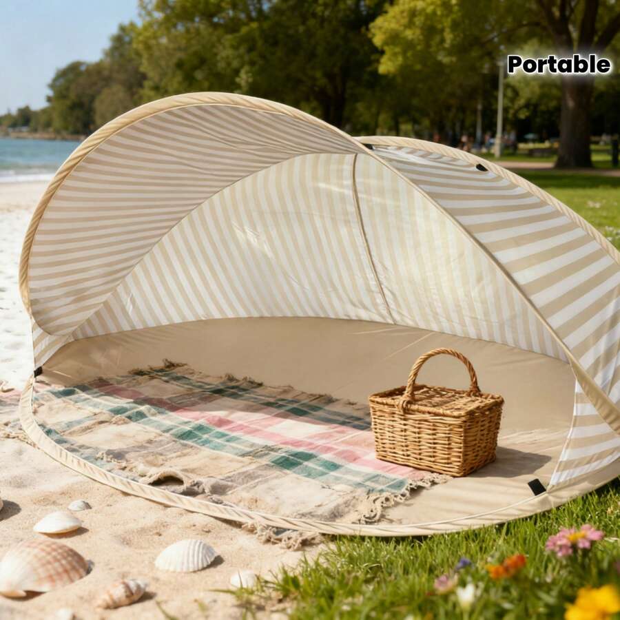 خيمة شاطئية لشخصين تُفتح في ثا - مراجعة Outdoor Camping Automatic Quick Opening Tent وسعره