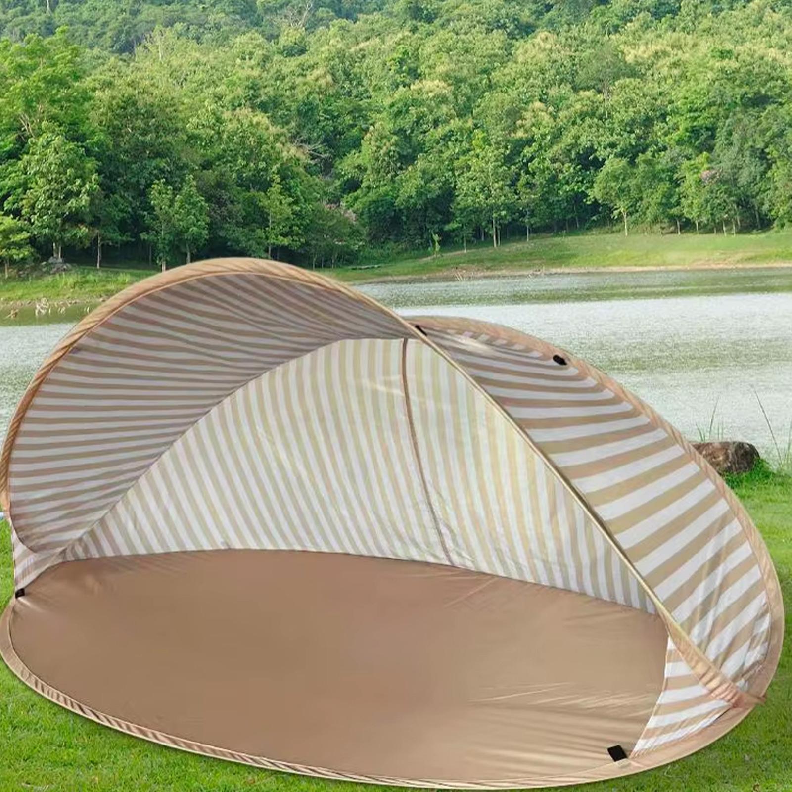 خيمة شاطئ سريعة التركيب، مظلة  - مراجعة Outdoor Camping Automatic Quick Opening Tent وسعره