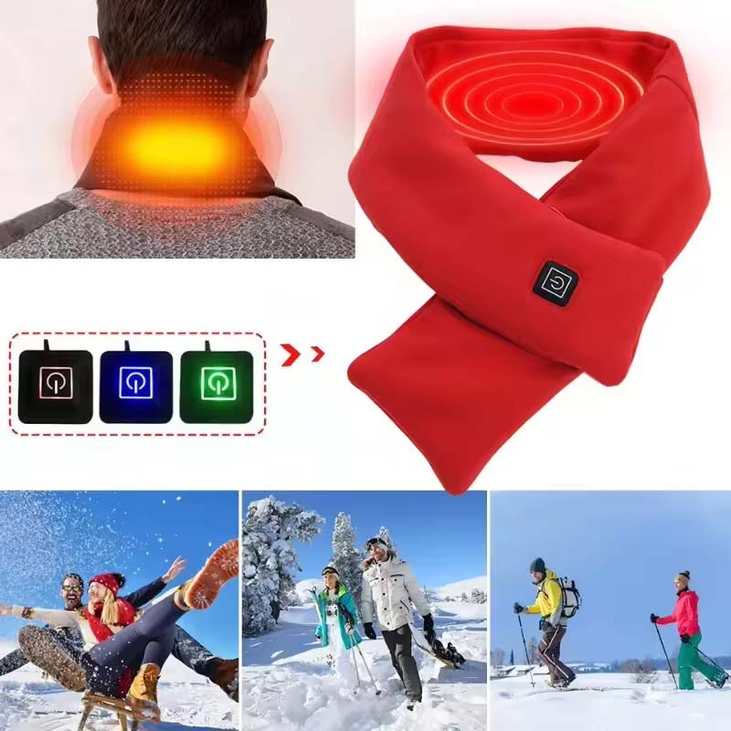 USB النساء الرجال التدفئة وشاح - مراجعة Outdoor Camping In Winter وسعره