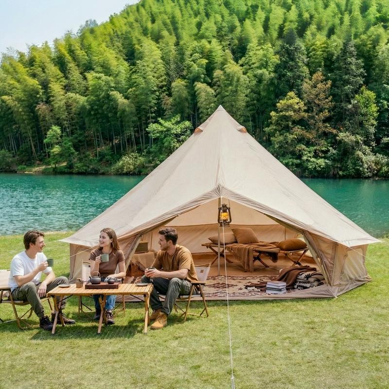 خيمة جرسية للاستخدام في جميع ا - مراجعة Outdoor Yurt Camping وسعره