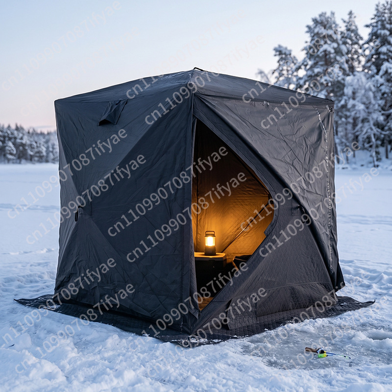 خيمة صيد الأسماك على الجليد لل - مراجعة Outdoor Camping In Winter وسعره