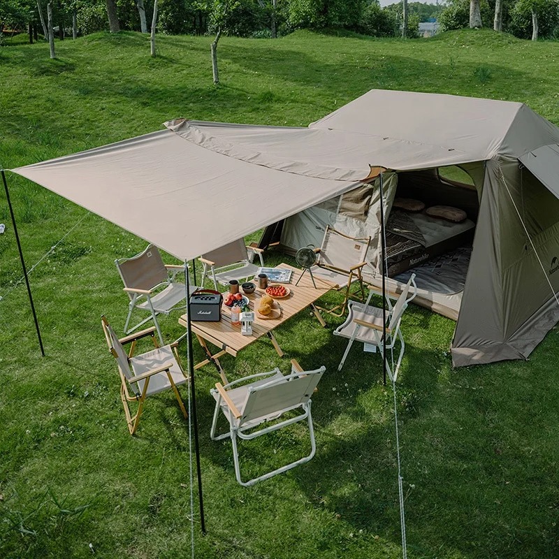 【للاستخدام الخارجي】خيمة ناتشره - مراجعة Outdoor Camping Automatic Quick Opening Tent وسعره