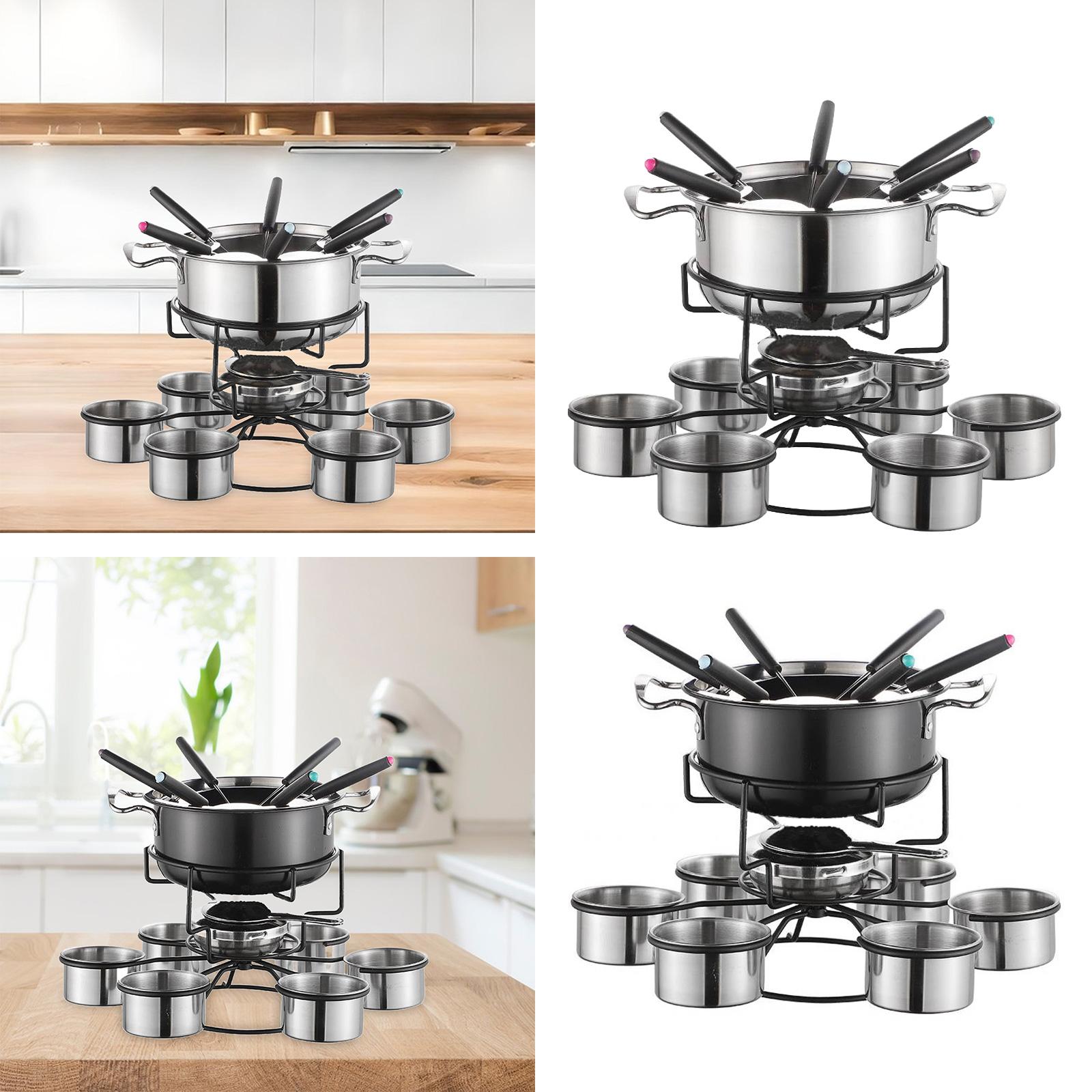 طقم وعاء الفوندو مع موقد طهي م - مراجعة Camp Cooking Set وسعره