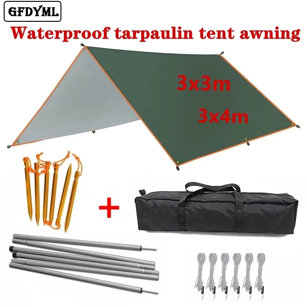 4x3 متر 3x3 متر المظلة مقاوم ل - مراجعة Outdoor Camping Automatic Quick Opening Tent وسعره