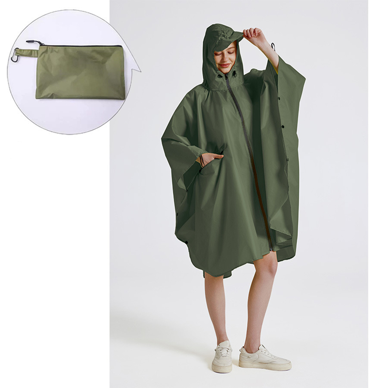 المرأة تنفس معطف واق من المطر  - مراجعة Camping Rain Poncho وسعره