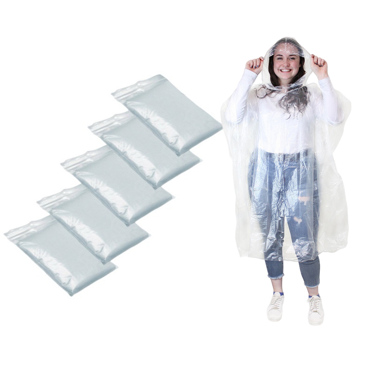 معطف واق من المطر مضاد للماء ل - مراجعة Camping Rain Poncho وسعره
