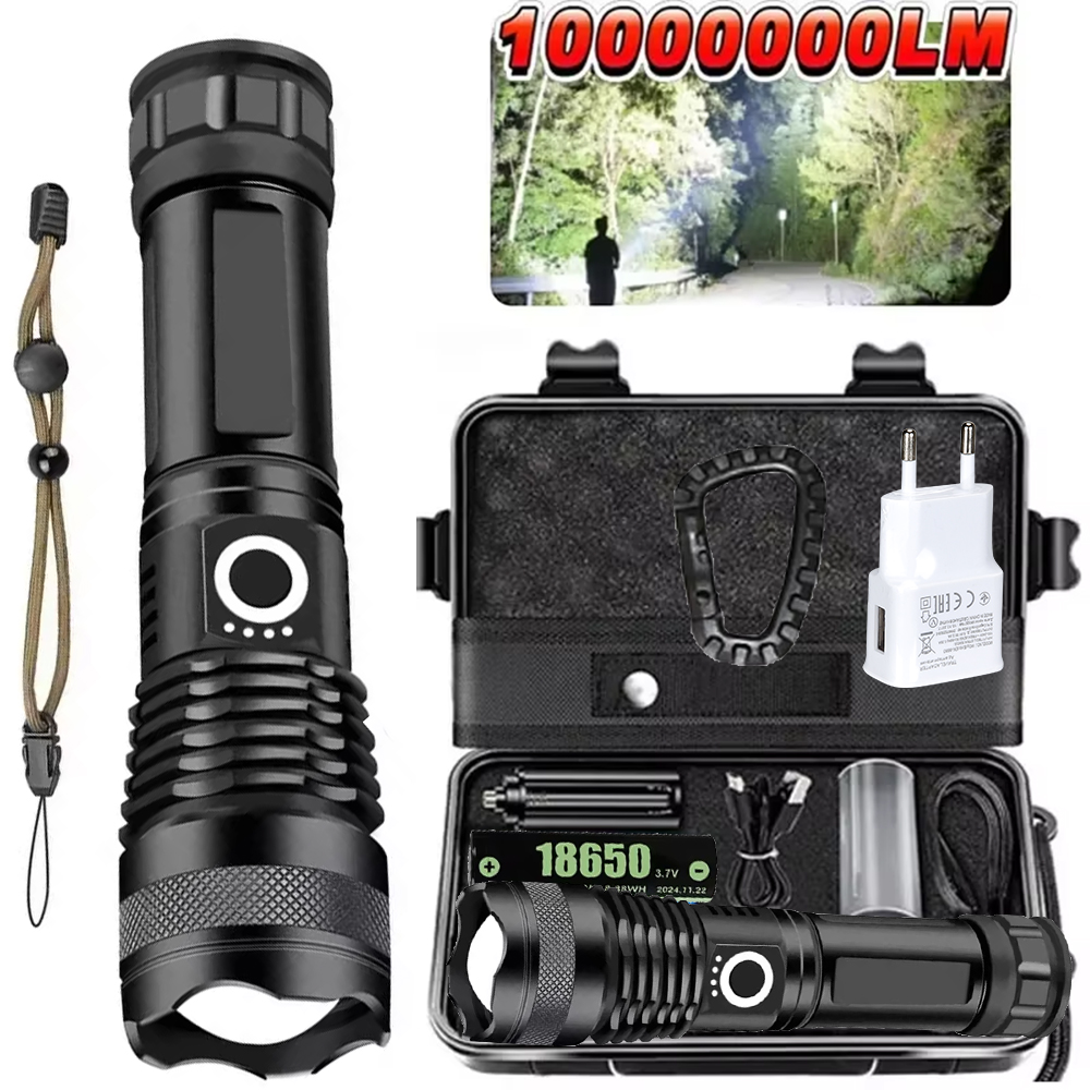 مصباح يدوي LED عالي الطاقة قاب - مراجعة Outdoor Camping And Fishing وسعره