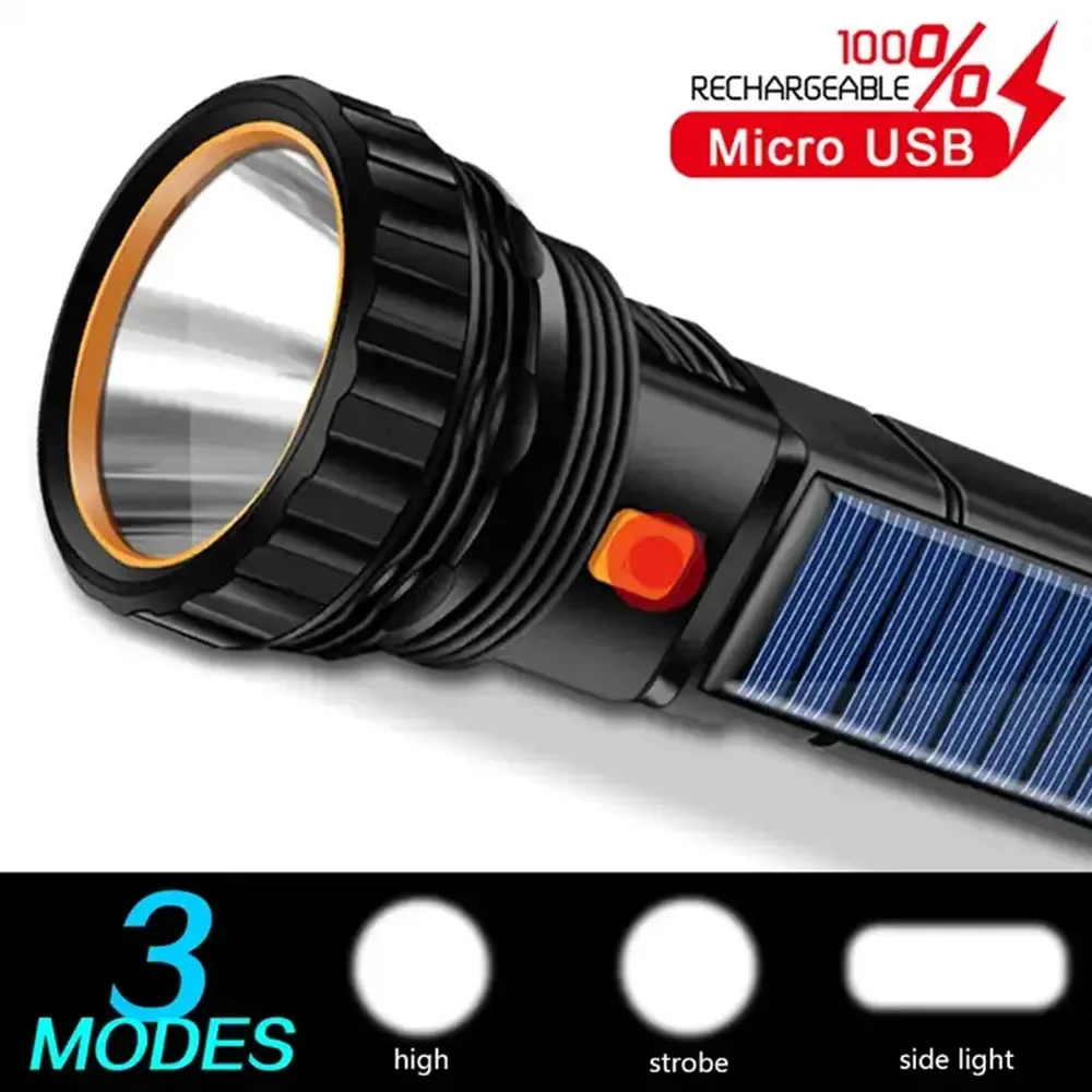 مصباح يدوي LED شمسي متعدد الوظ - مراجعة Outdoor Camping And Fishing وسعره