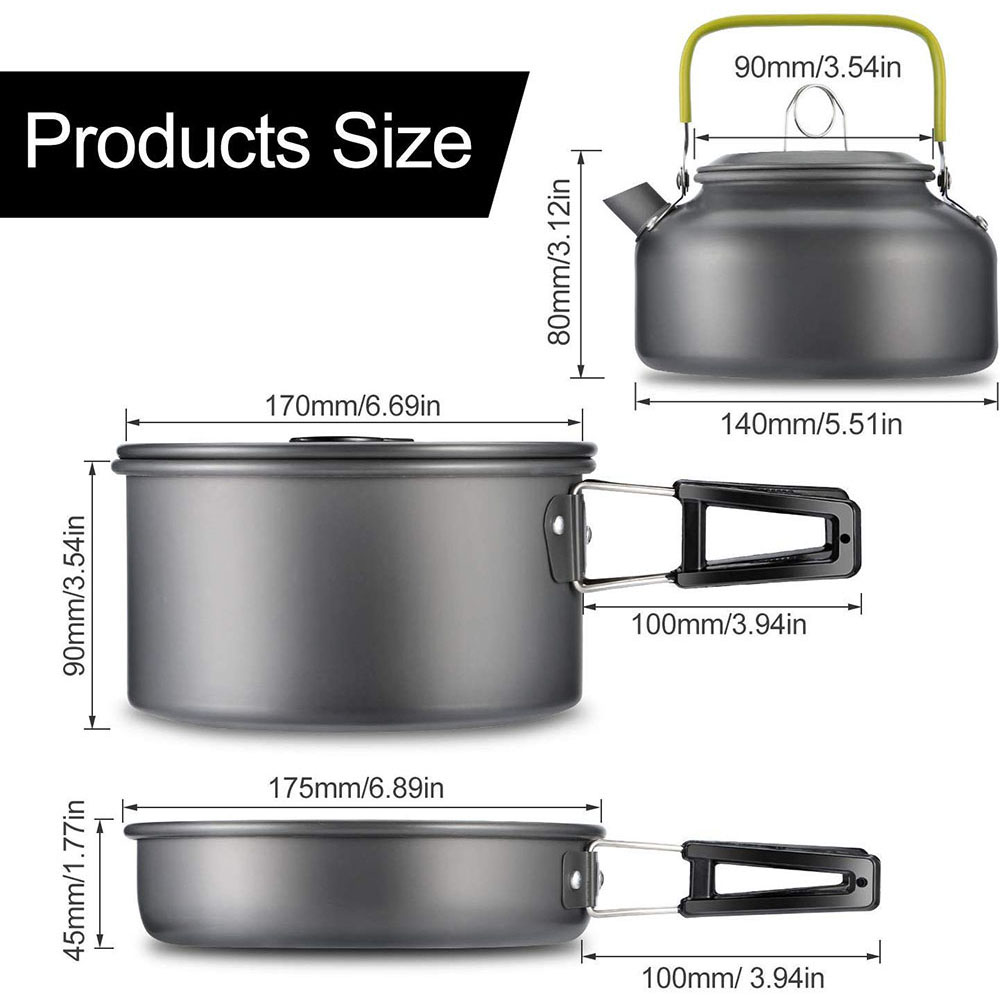 مجموعة أدوات الطهي للتخييم الخ - مراجعة Camp Cooking Set وسعره