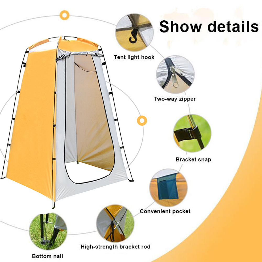 خيمة استحمام واقية من الشمس قا - مراجعة Outdoor Camping Automatic Quick Opening Tent وسعره