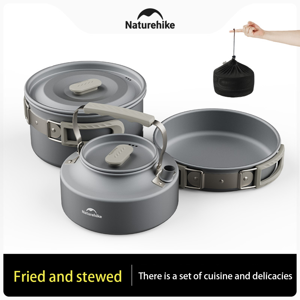 مجموعة أواني خارجية من Natureh - مراجعة Camp Cooking Set وسعره