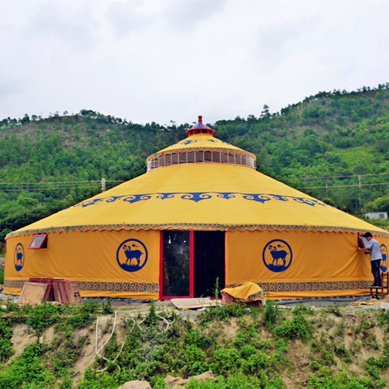 خيمة يورت منغولية للعائلة مقاو - مراجعة Outdoor Yurt Camping وسعره
